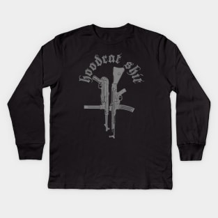 Hoodrat Shit Gray MP40 Maschinenpistole StG 44 Sturmgewehr Kids Long Sleeve T-Shirt